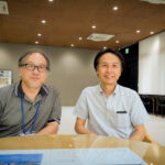 室長の吉田（左）と代表の井上（右）